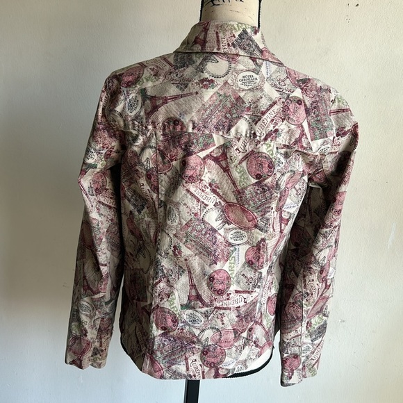 Y2K Christopher & Banks Paris Jacket Size Small - Picture 10 of 15